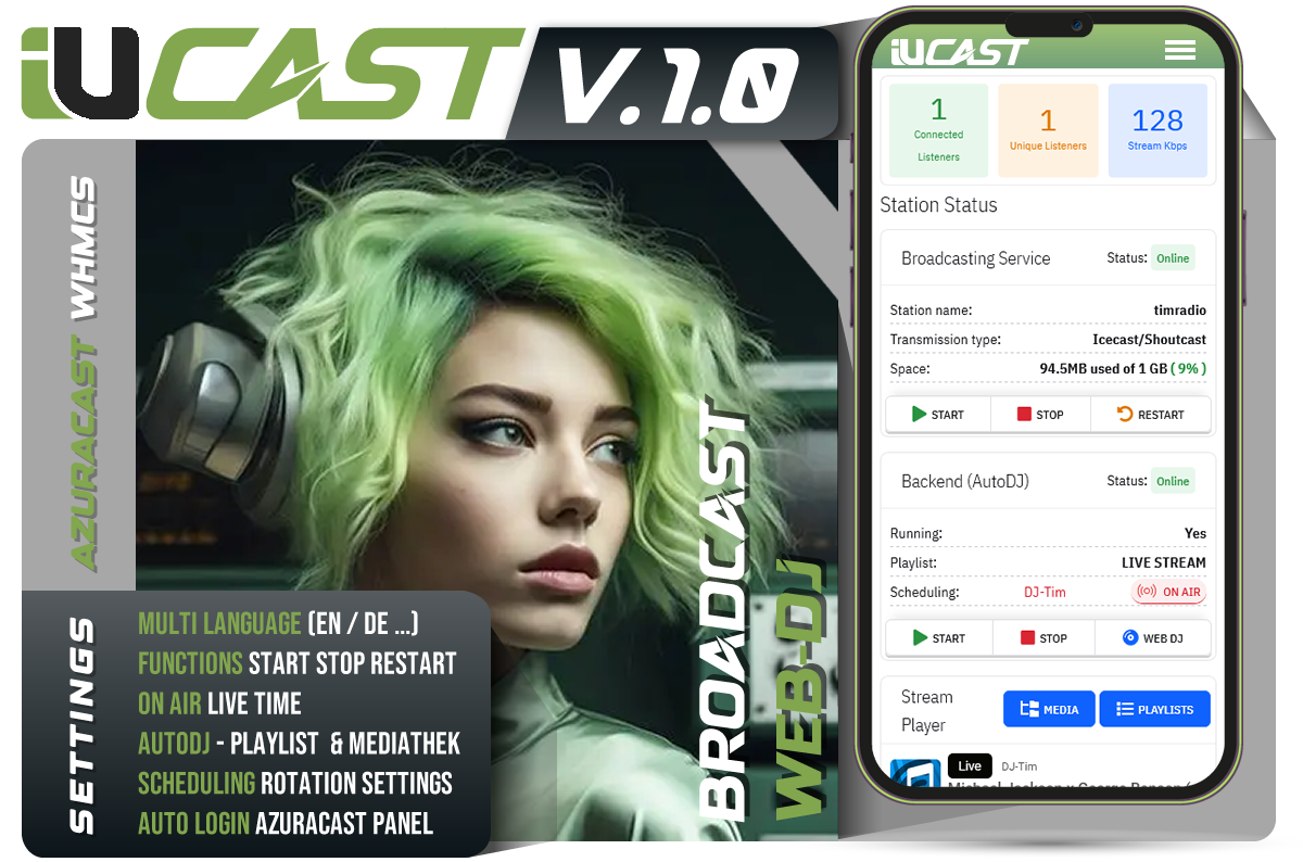 AzuraCast WHMCS: The Ultimate Addon for Stream Management, Client Experience, and Admin Control